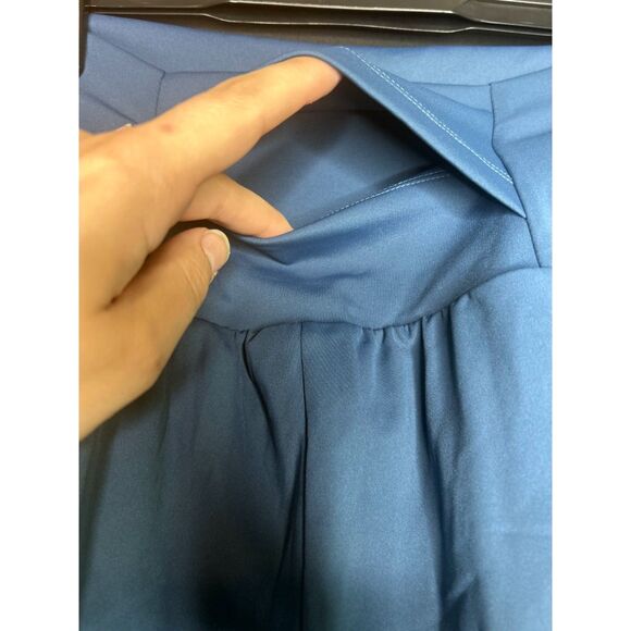 Halara Women's Blue Softlyzero Airy Athleisure High- Waist Long Shorts NWT - Picture 7 of 7